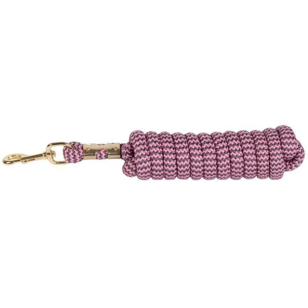 Anbindestrick Karabinerhaken Gold 3m