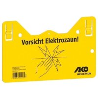 Warnschild - Vorsicht Elektrozaun