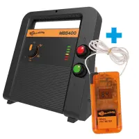 Gallagher Weidezaungerät MBS400 + Voltmessgerät