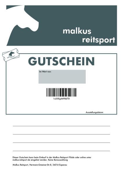 Geschenkgutschein