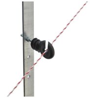 Ringisolator für Metallpfahl m.metrischem Gewinde