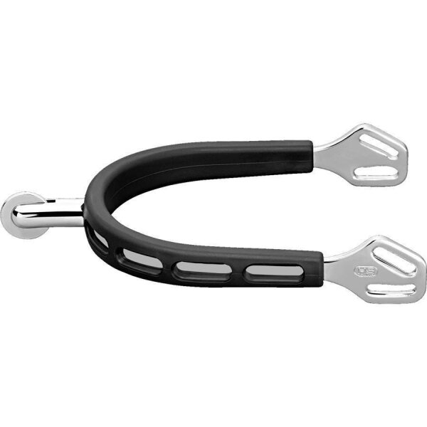 Sprenger ULTRA fit EXTRA GRIP Sporen - Edelstahl rostfrei, 30 mm abgerundet mit kleinem Ballrad