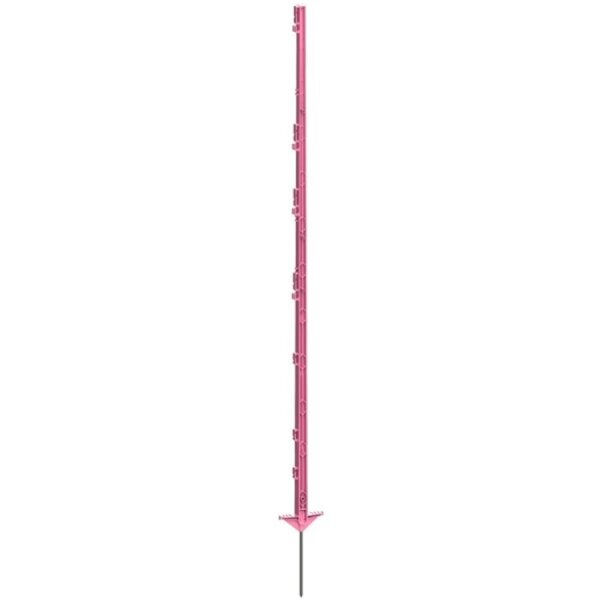 Weidezaunpfahl Kunststoffpfahl Expert 5 Stück Pink