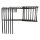 Deckenhalter für 6 Decken zur Wandmontage