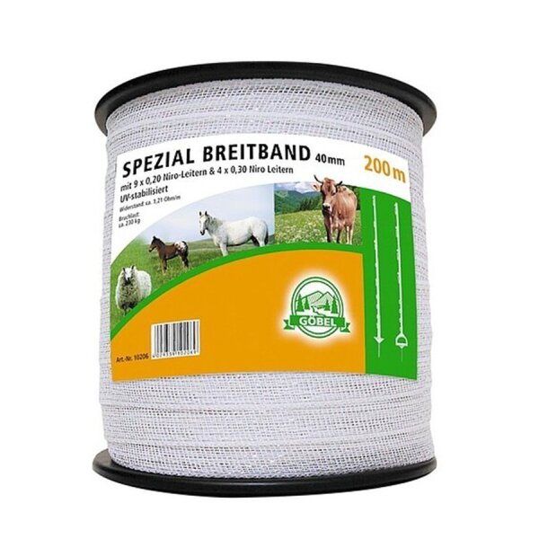 Spezial-Breitbandlitze 40mm 200m